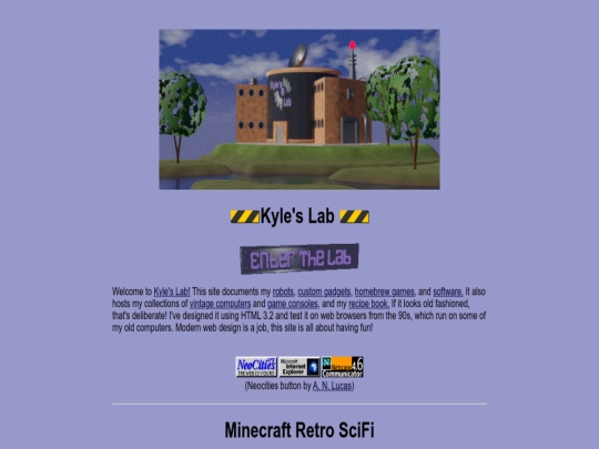Kyle's Lab / Minecraft Retro SciFi