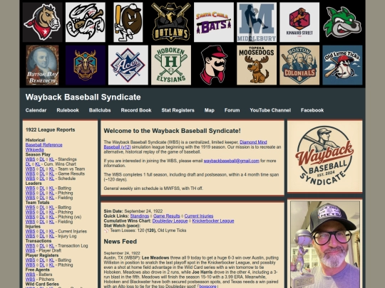 Wayback Baseball Syndicate